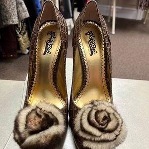 Hale Bob Vero Cuoio Heels